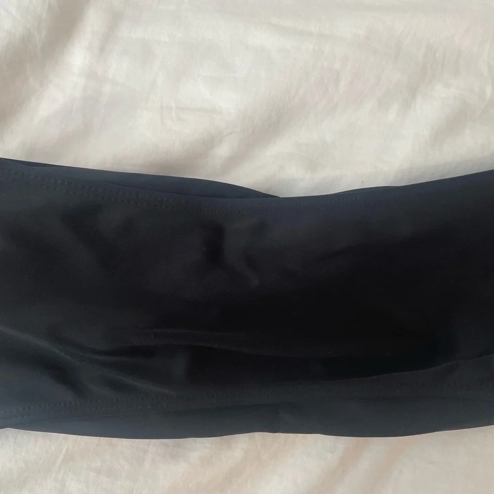 ⚡️SHEIN Bandeau High Waist Swimsuit Set Strapless Bikini Top Cheeky Bottoms | M - Picture 4 of 9